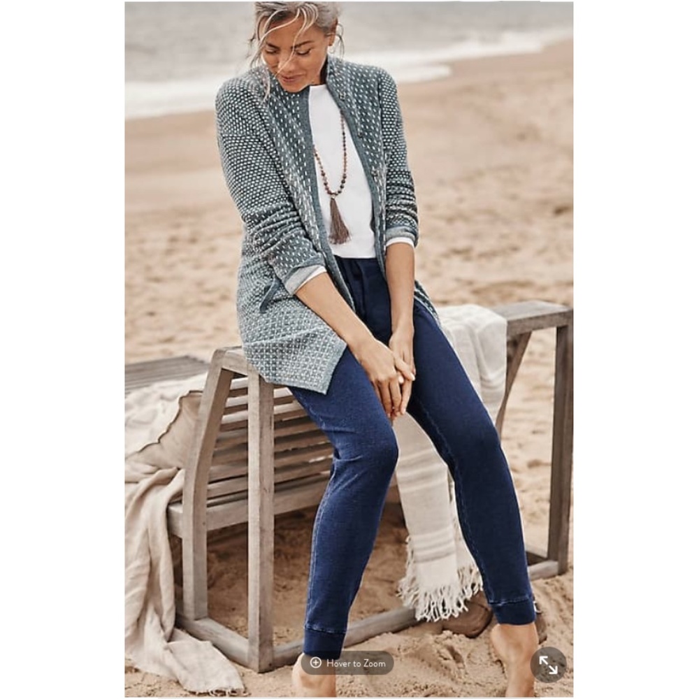 J. JILL Indigo Drawstring Jogger